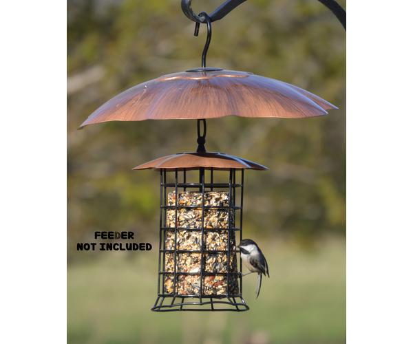 Copper Finish 16 inch Weather Block Baffle