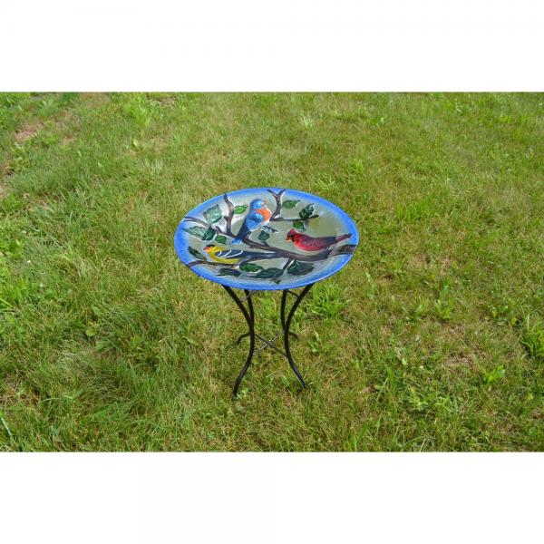 Songbird Trio Bird Bath with Stand