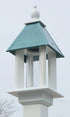 Wing & A Prayer Pavilion Bird Feeder, Verdigris Roof