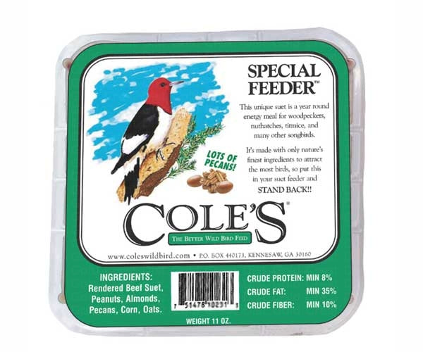 Cole's Special Feeder Suet Cake - 12 Pack