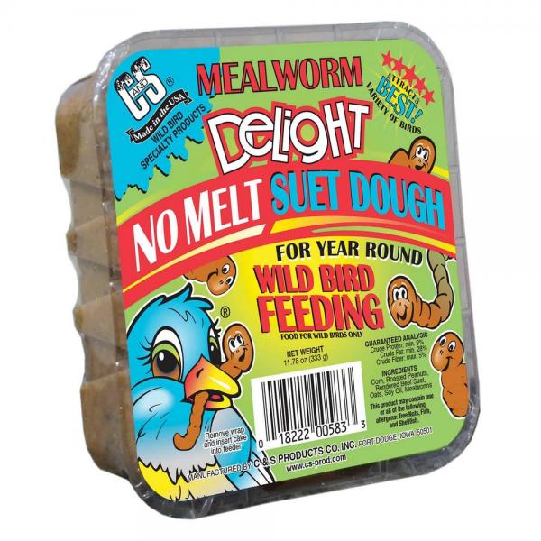 Mealworm Delight Suet Dough - 12 Pack