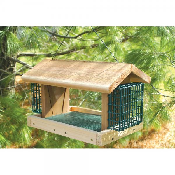 Large Plantation with 2 Suet Baskets and Large Hopper
